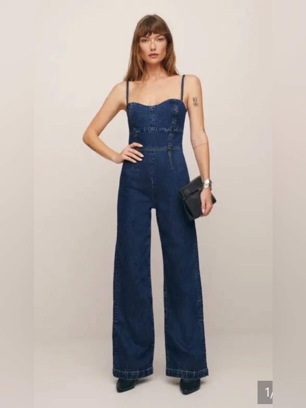 Reformation Daphne Denim
Jumpsuit